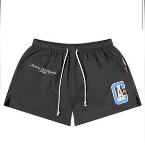 NWT Men’s ADVISORY BOARD CRYSTALS ATHLETICS TRACK SHORT, black large